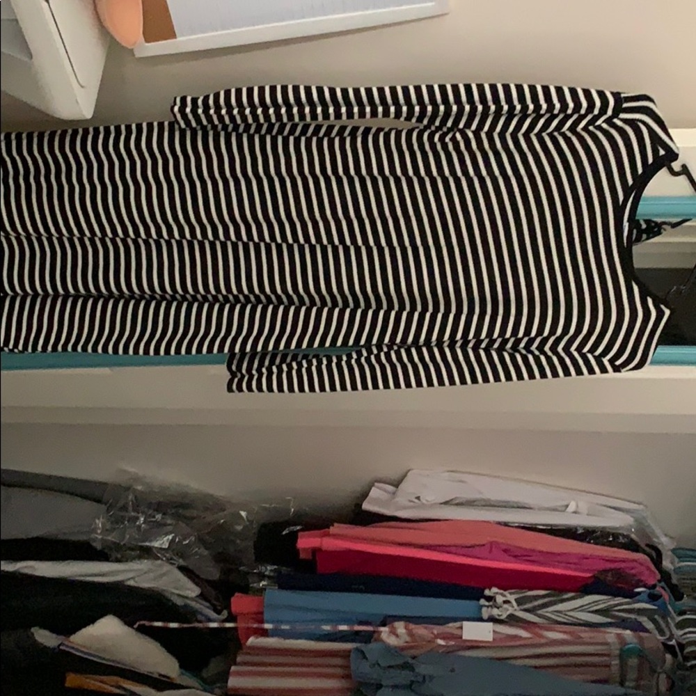Black and white dress